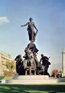 El triunfo de la República, 1879-99 (bronce)